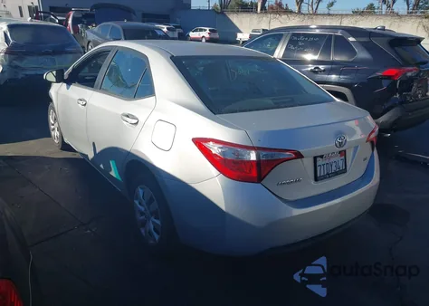 2015 Toyota Corolla Le z USA, uszkodzony, nr VIN 2T1BURHE3FC437359